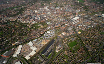 Meadows Way Nottingham NG2 aerial photograph