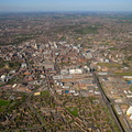 Nottingham city centre NG1 aerial photograph
