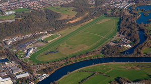 Nottingham Racecourse aerial photograph