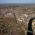 Nottingham Canal aerial photograph