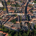 Retford town centre  from the air
