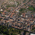 Retford Market Square from the air