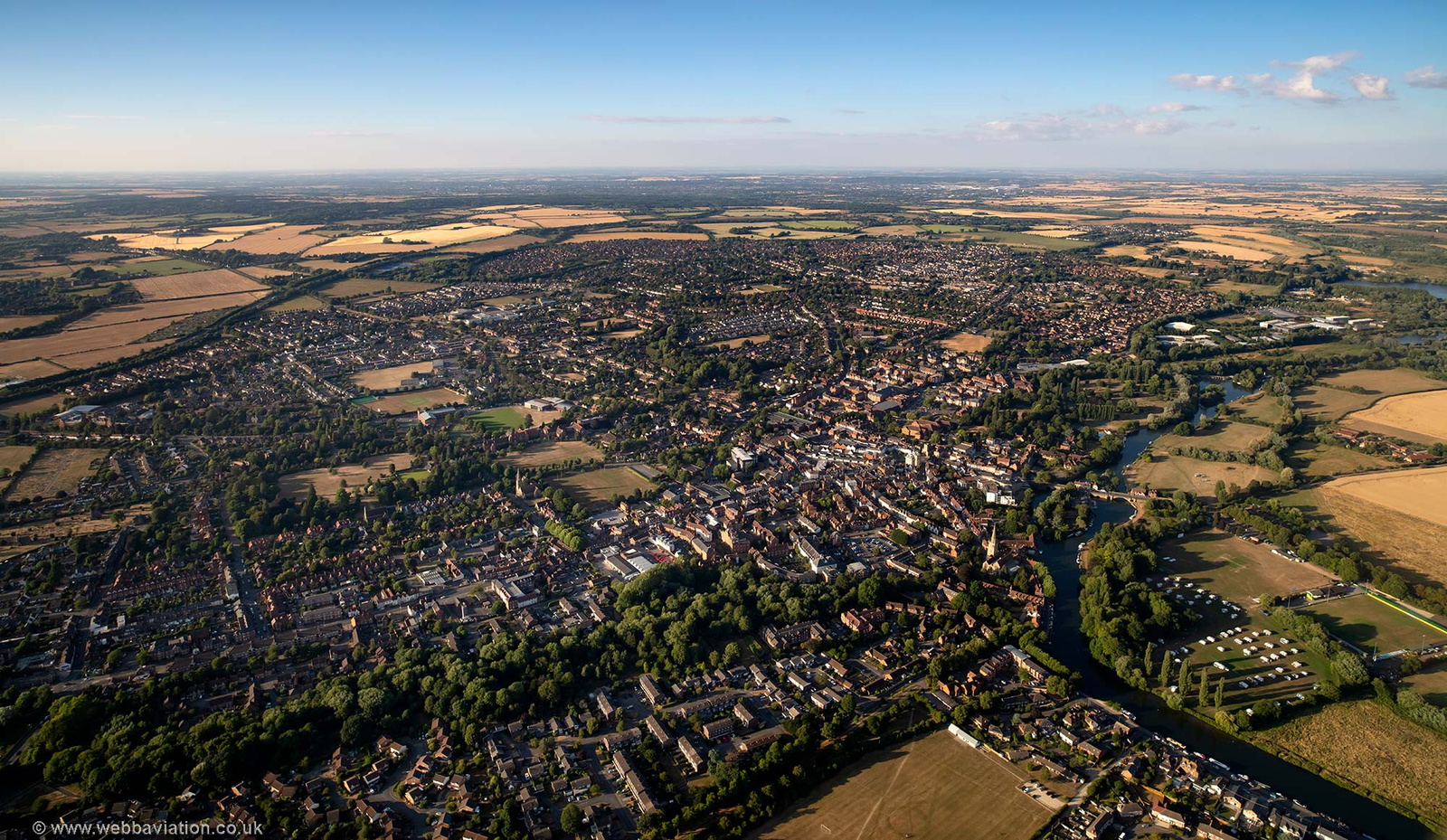 Abingdon, Oxfordshire  aerial photograph