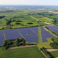 Elms Farm Solar Park Grove Oxfordshire  aerial photograph