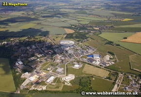 Harwell Science and Innovation Campus Oxfordshire aerial photograph 