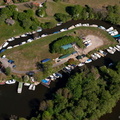 Hambleden Marina, Mill End, Henley-on-Thames from the air