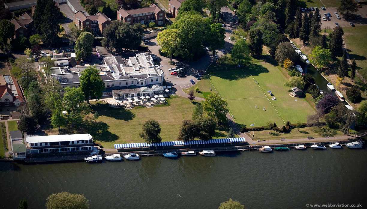 Phyllis Court Club, Henley-on-Thames from the air