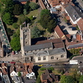 St Mary’s Church, Henley-on-Thames from the air