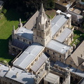 Christ Church Cathedral , Oxford from the air 