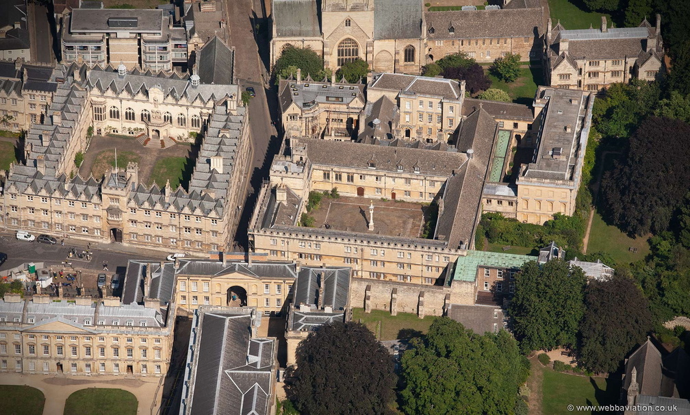 Corpus Christi College, Oxford aerial photograph