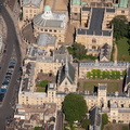 Exeter College, Oxford University aerial photograph