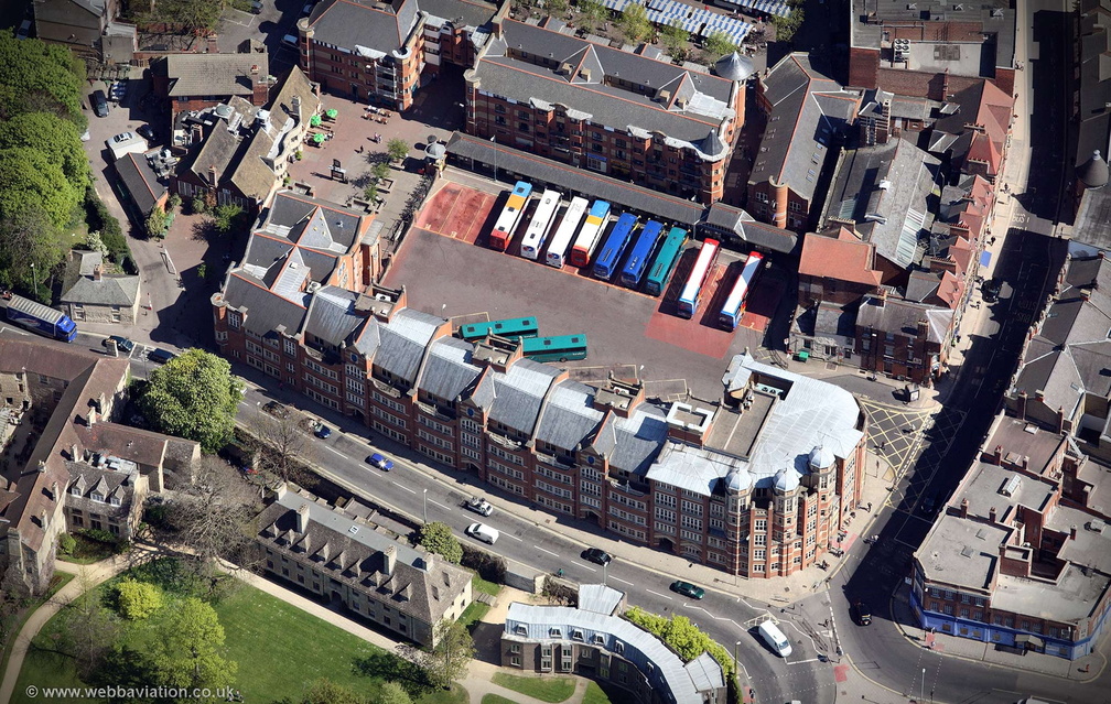 Gloucester Green bus station, Oxford  aerial photograph