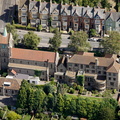 Greyfriars, Oxford from the air 
