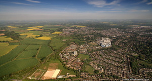 Headington Oxford UK aerial photograph