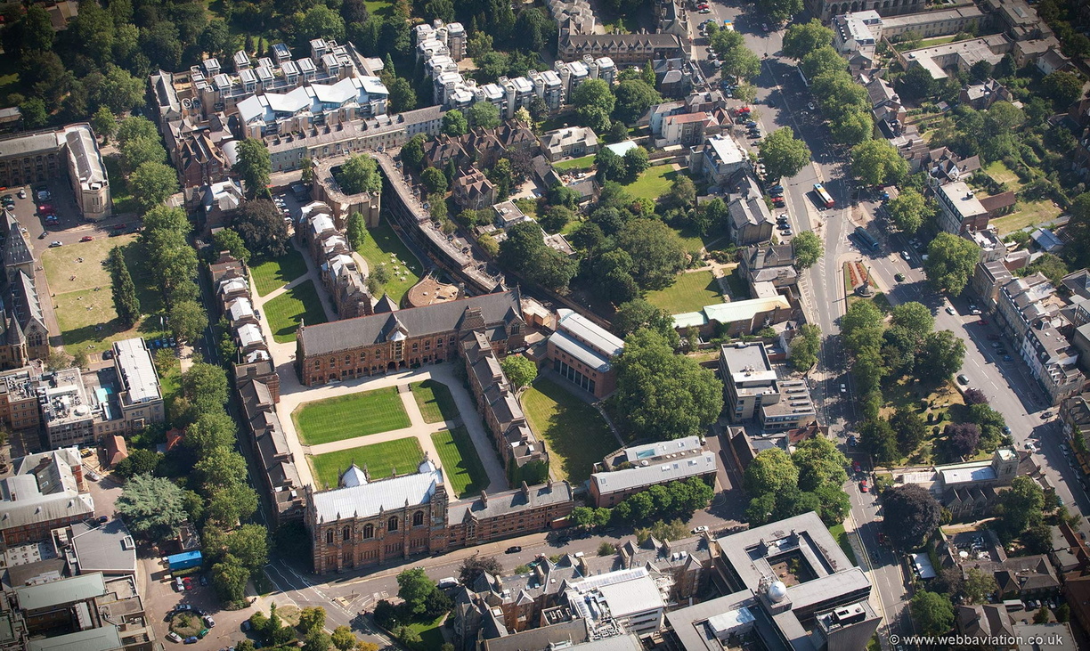 Keble College, Oxford  aerial photograph