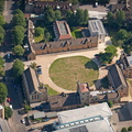 Mansfield College, Oxford University  aerial photograph