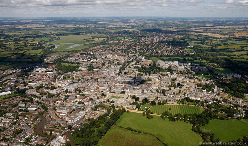 Oxford from the air 