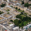 Oxford City walls from the air 