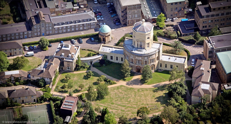 Radcliffe Observatory Oxford  aerial photograph