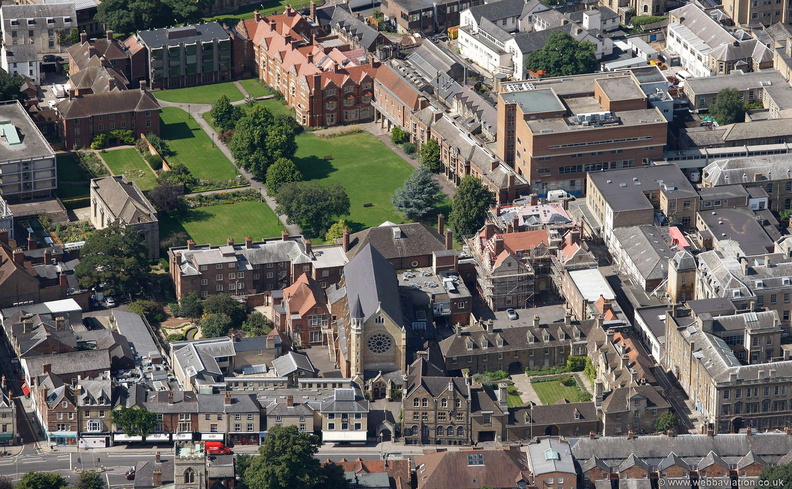 Somerville College, Oxford aerial photograph