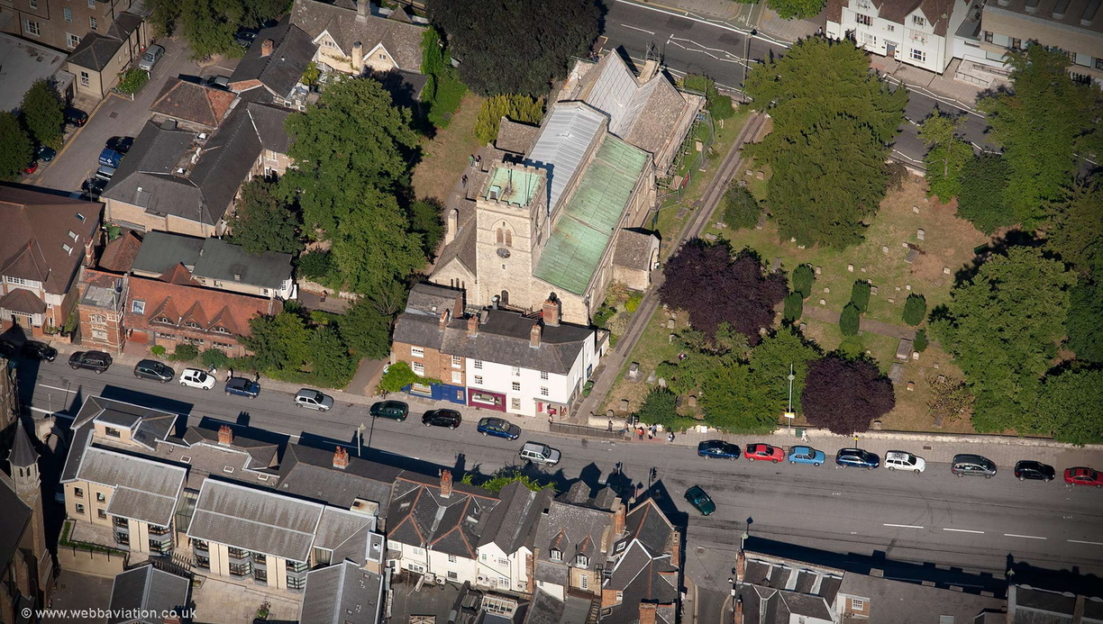 St Giles' Church, Oxford aerial photograph