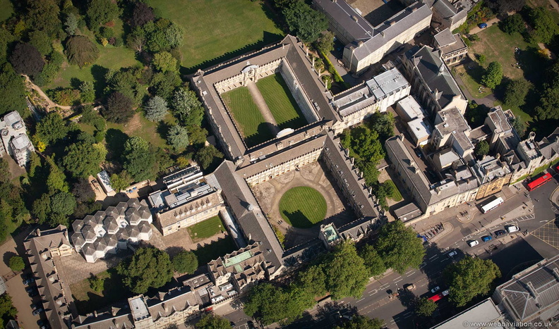 St John's College, Oxford aerial photograph