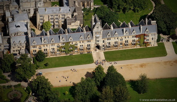 The Meadow Building, Oxford from the air 