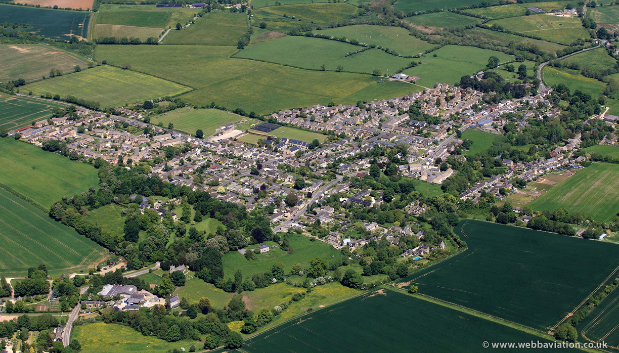 Middle Barton from the air