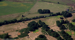 Tadmarton Camp bivallate fort from the air
