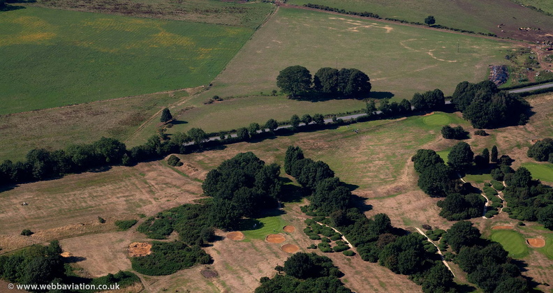 Tadmarton Camp bivallate fort from the air
