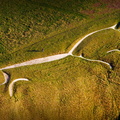 Uffington White Horse aerial photograph