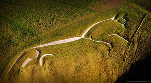 Uffington White Horse aerial photograph