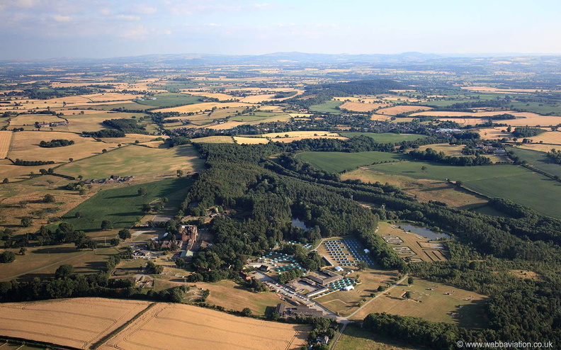 Boreatton Park from the air