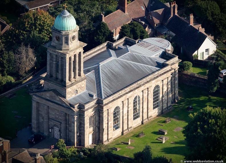  St. Mary Magdalene's Church, Bridgnorth from the air