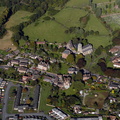 Broseley town from the air