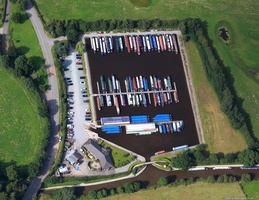 Blackwater Meadow Marina  Ellesmere Shropshire from the air