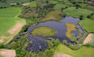 Clarepool Moss Shropshire from the air