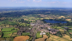 Ellesmere Shropshire from the air