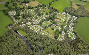 Fernwood Caravan Park Ellesmere Shropshire from the air