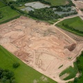 Wood Lane Quarry Shropshire from the air