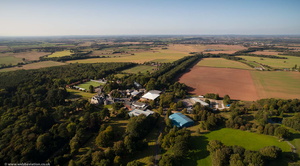 Lilleshall Hall National Sports Centre from the air