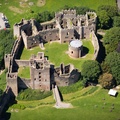 Ludlow Castle aerial photo