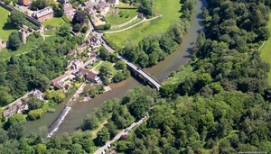 River Teme at Ludlow aerial photo