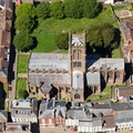 St Laurence's Church, Ludlow aerial photo