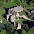 Wenlock Priory from the air
