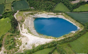 Shadwell Quarry, near Much Wenlock, Shropshire aerial photo
