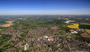Newport Shropshire from the air