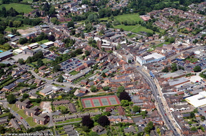  Newport Shropshire  England UK aerial photograph