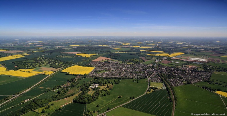 Shifnal from the air