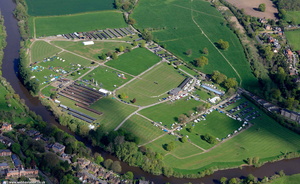 antiques fair at Shropshire Agricultural Showground  aerial photo